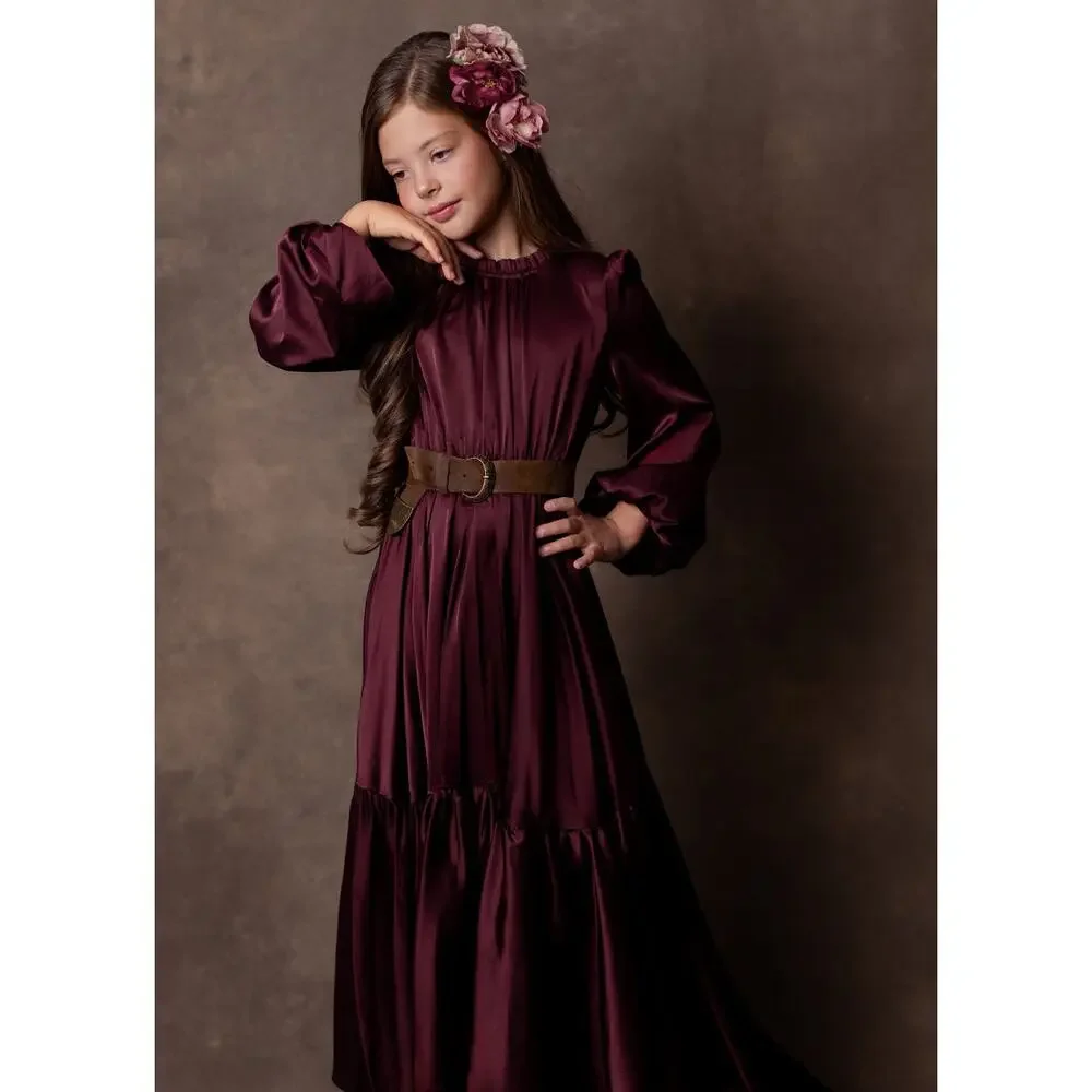 Joyfolie Mia Joy Leana Impact Dress in Plum Girl’s Size 5